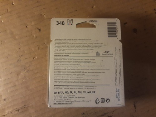 HP 348 Vivera Photo Ink Cartridges Tri Colour C9369EE Genuine New Ink Office - Picture 6 of 7