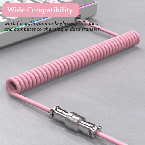Wired/Wireless 60% Mechanical Gaming Keyboard Bluetooth and USB C Cable For PC - Picture 9 of 17