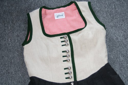 kl4950 @ Dirndl @ Landhausdirndl @ Gössl @ Leinen @ Trachtenkleid @ 40 - Bild 2 von 3