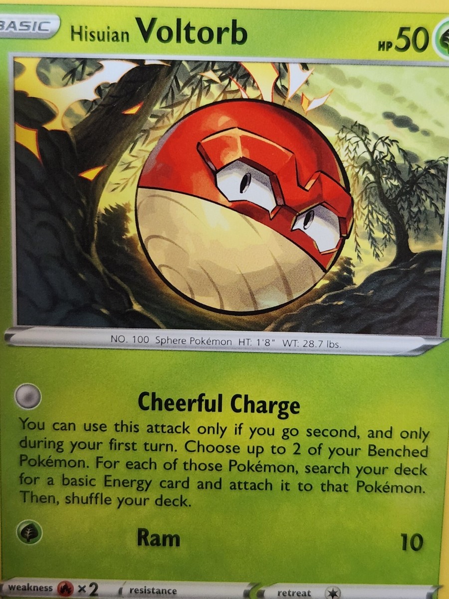 Hisuian Voltorb 002/189 Swsh10: Astral Radiance Regular