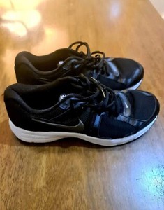 black trainers size 10