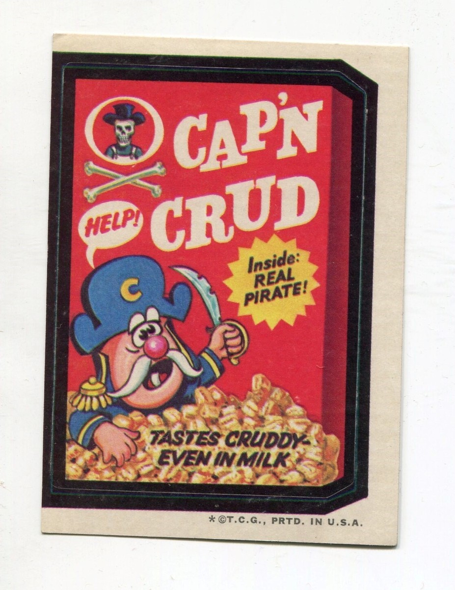 1973 Topps Wacky Packages Sticker Cap'n Crud Series 2 | eBay