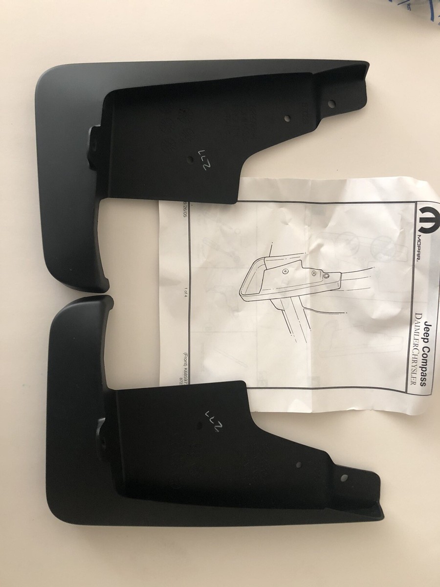 willセット NEW OEM MOPAR 07-10 Jeep Compass Front Molded Splash Guards