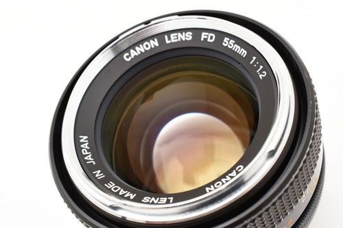 *Casi Como Nuevo* Lente Canon FD 55mm F1.2 Cromo Nariz “O” MF de Japón #3958 - Imagen 12 de 12