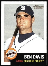 2002 Topps Heritage Ben Davis    #117 San Diego Padres