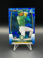 2023 Bowman Chrome Sapphire - ESTEURY RUIZ #46 - Rookie RC Athletics