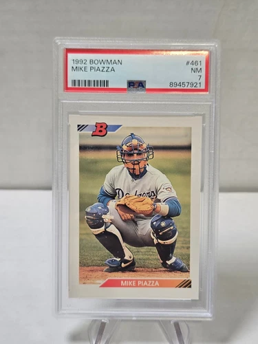 1992 Mike Piazza Rookie PSA 7