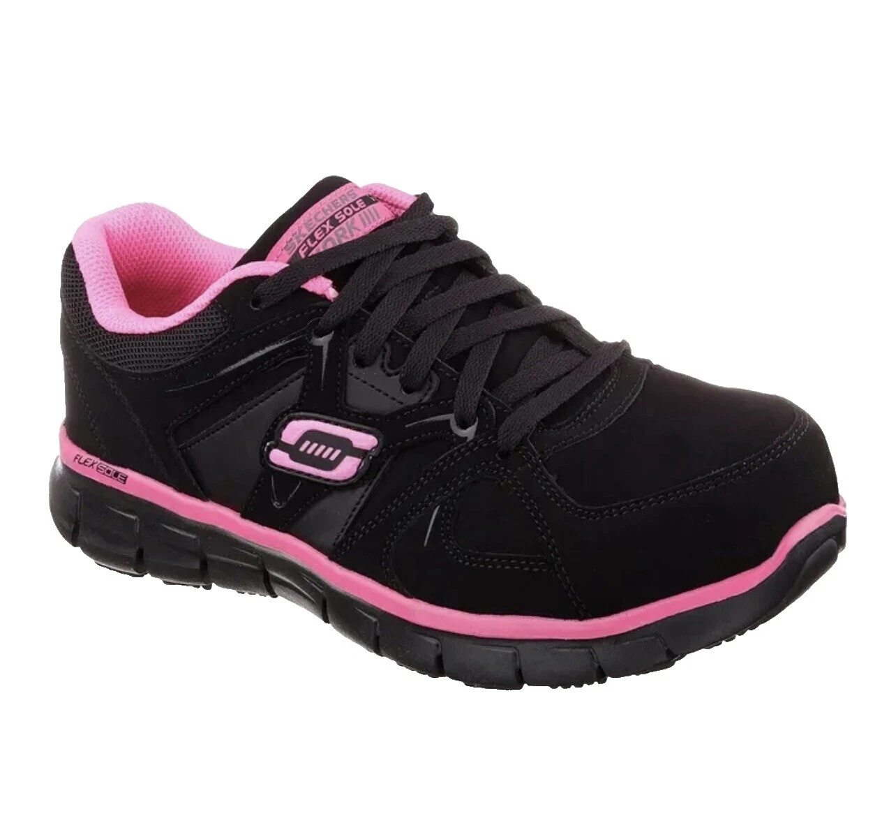 SKECHERS Black Women's Suede