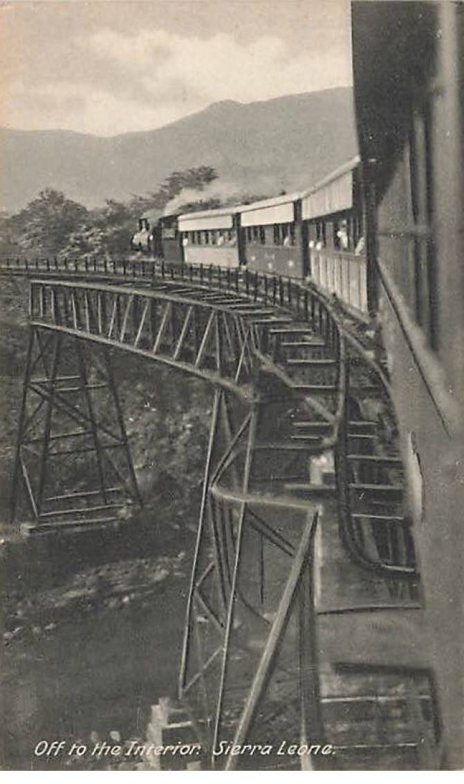 SIERRA LEONE - Off to the Interior - Train