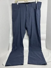Eddie Bauer Tech Pants Mens 36x32 Blue Stretch Nylon Spandex Golfing Hiking