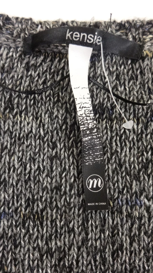 NWT $99 KENSIE WOMENS TIN COMBO V-NECK  SWEATER SIZE M - Image 4 of 4