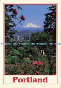 D186213 Portland. Oregon. Mount Hood und das Herz der Innenstadt von Portland. Waschen