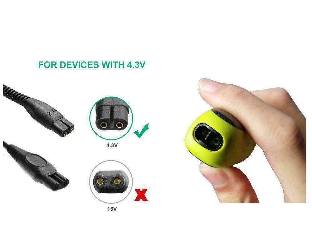 4.3V AC/DC Power Charger For Philips Norelco OneBlade Shaver QP2520/20
