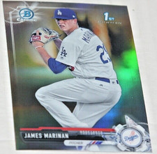 2017 Bowman Chrome Draft Refractor #BDC-169 James Marinan * 1st Bowman ! Dodgers
