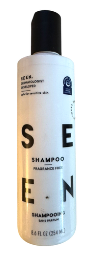 Seen Fragrance Free Shampoo for Sensitive Skin - 8.6 oz - Sealed