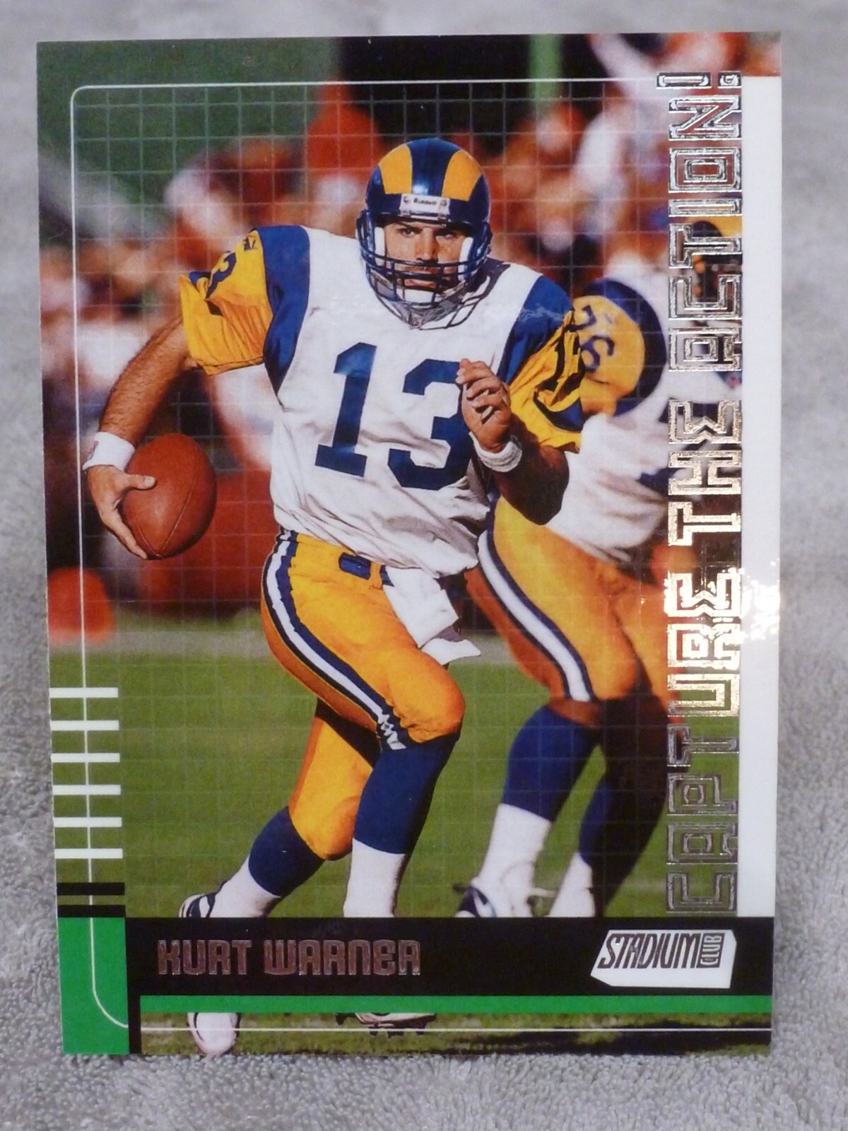 2000 Stadium Club Capture the Action #CA5 Kurt Warner Rams