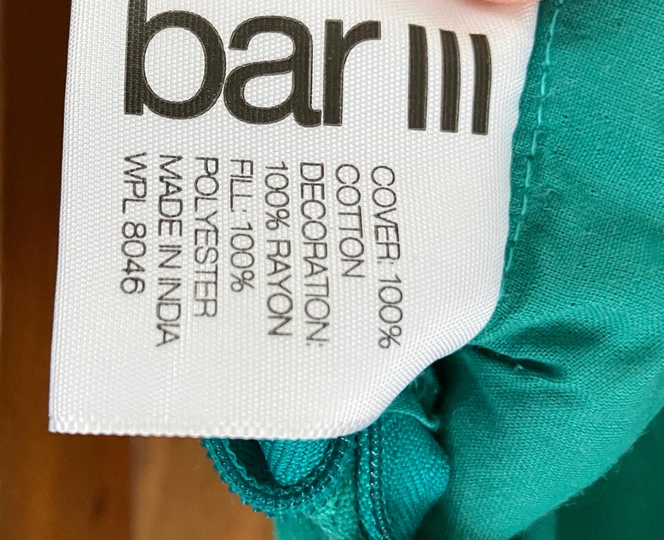 Vintage Bar lll Embroidered Home Decor Pillow Case Throw Cover Bohemian - Image 4 of 4