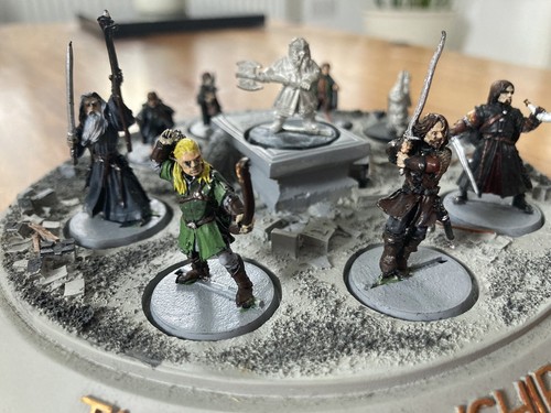 Warhammer LOTR Lord of the Rings Balin’s Tomb Display Stand x9 Metal Figures OOP - 第 7/9 張圖片