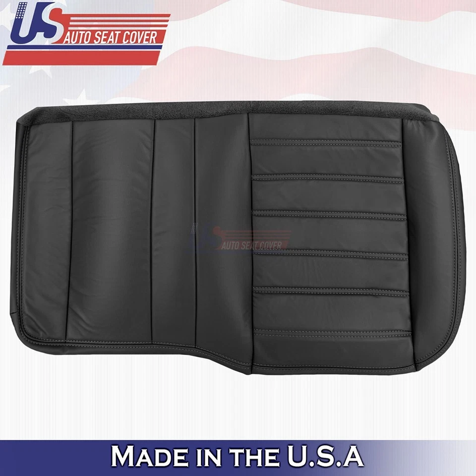2003 to 2007 For Hummer H2 REAR Driver & Passenger Bottoms Leather Cover Black - Image 2 of 4