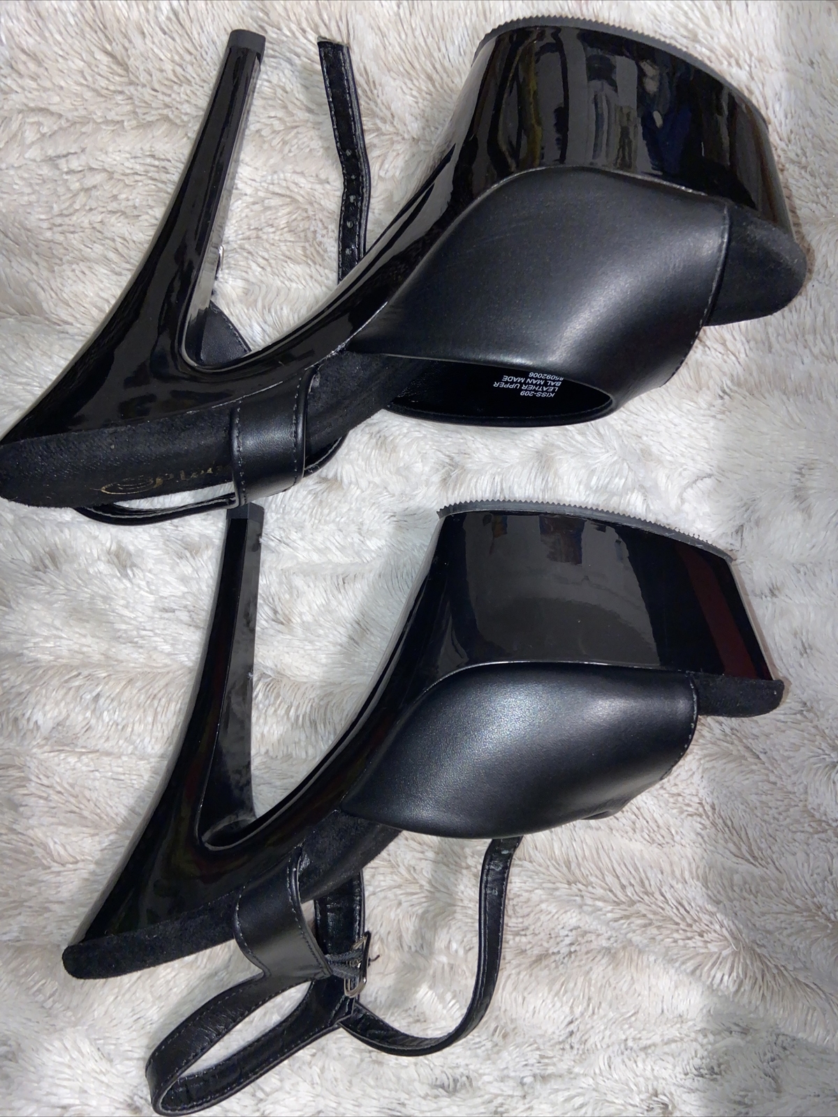 6" Black Clear Basic Platforms Stripper Pole Danc… - image 4