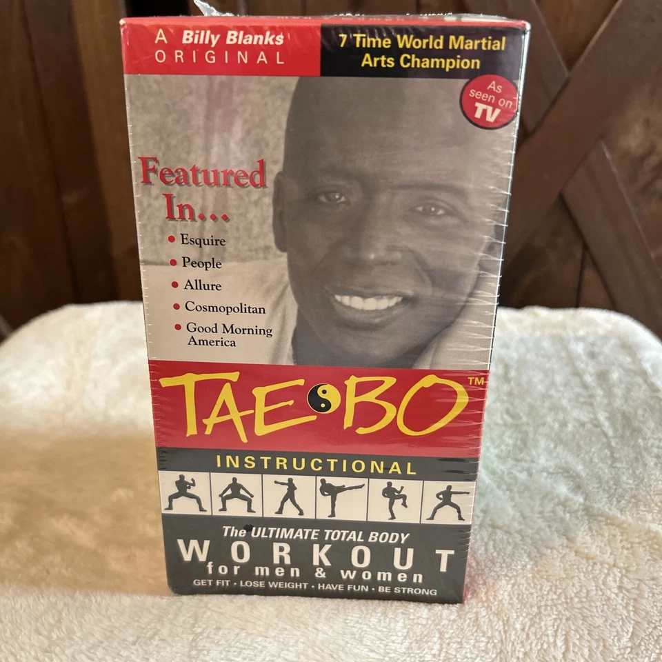 Tae Bo 4-Pack (SEALED) VHS Tapes 1998 Billy Blanks ~ Ultimate Total Body Workout - Image 4 of 4