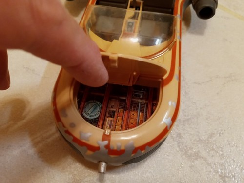 🙂 Vintage Star Wars Power of the Force Landspeeder Fahrzeug 1995 Top Zustand - Bild 5 von 9