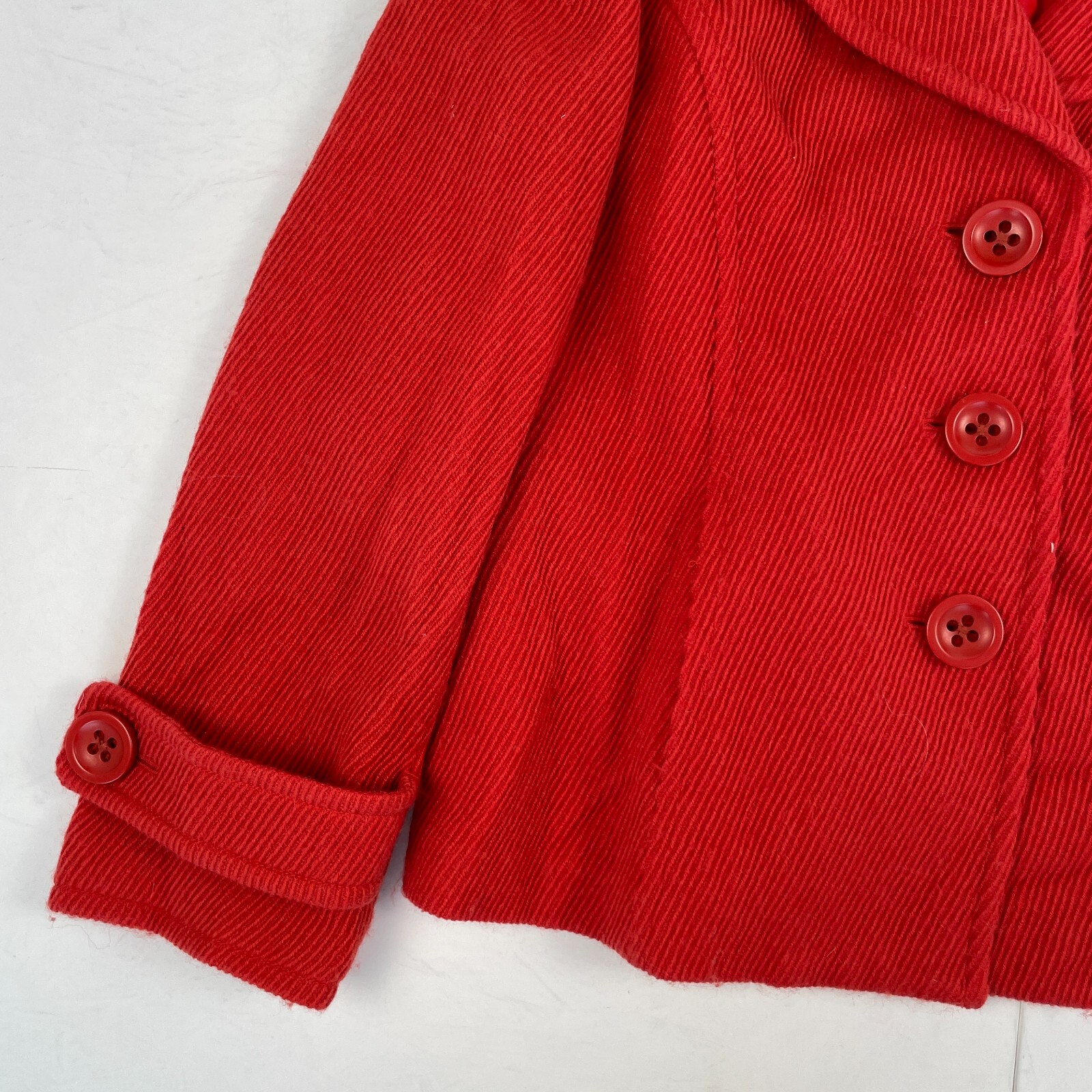 Country Casuals Jacket 14 Red Womens Short Blazer Plain Smart eBay