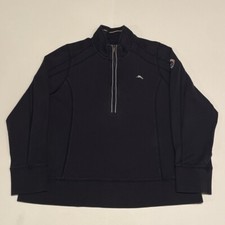 CLASSIC TOMMY BAHAMA ST. LOUIS RAMS NFL HALF ZIP SWEATSHIRT (LARGE)