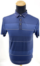 Ben Hogan Performance Short Sleeve Golf Polo Shirt Men Small Blue 30 Recycled