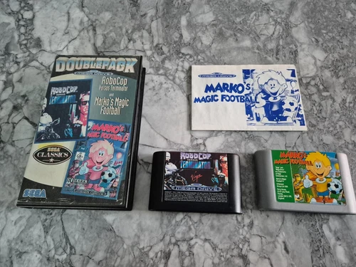 Sega Mega Drive - Double Pack - RoboCop vs Terminator & Marko's Magic Football