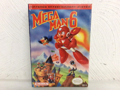 NINTENDO ENTERTAIMENT SYSTEM NES - MEGA MAN 6 - SEALED HOLE IN CELLOPHANE - #43