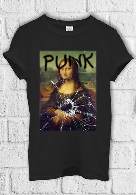 Mona Lisa Riot Punk Lustig Kunst T-Shirt Herren Damen Hoodie Sweatshirt Unisex 1349