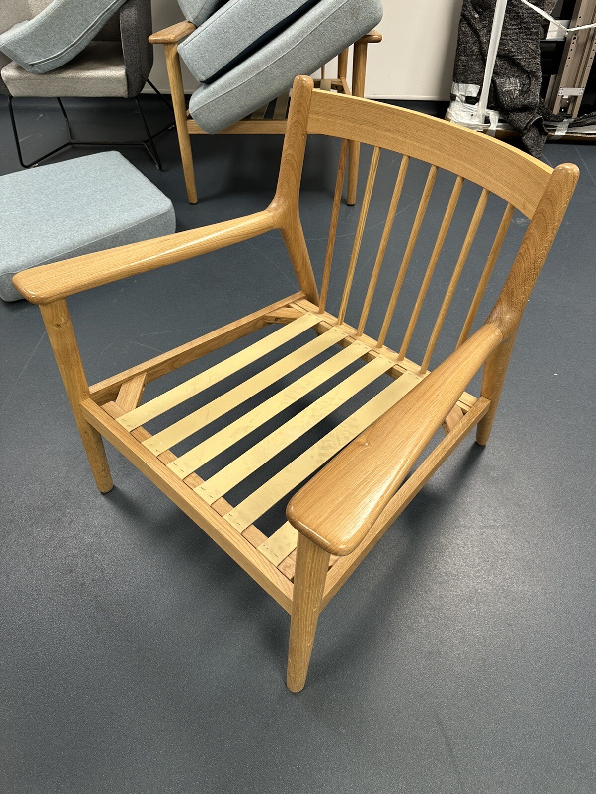 Ocee Designer Oak 2 Seat Sofa And 2x Chairs Heals Habitat 1960