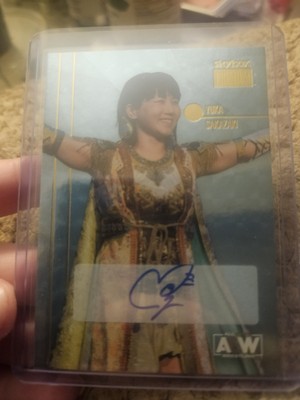 2022 Skybox Metal Universe AEW- Yuka Sakazaki Auto Star Sapphire