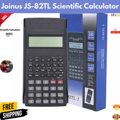 Joinus JS-82TL wissenschaftlicher Taschenrechner 12 Ziffern für Schule GCSE Prüfung elektronisch UK