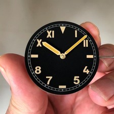 39mm Replacement Watch Parts w/Hands Dial for ETA6497/6498/ST3600 Movements