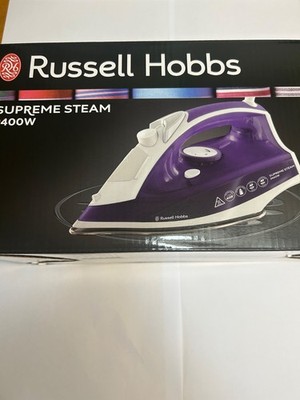 Russell Hobbs Supreme Steam Iron 2400W, Anti-Drip, Self Clean Function 23060-UK