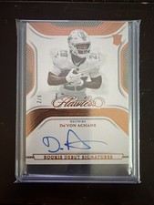 De'Von Achane 2024 Panini Flawless #2/6 DAC Rookie Debut Auto Bronze