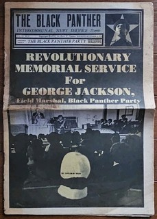 Giornale originale 1971 Black Panther George Jackson numero commemorativo vol VII n.2
