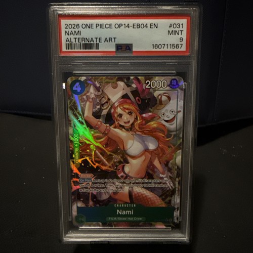 Nami (Alternate Art) graded PSA 9 for sale on eBay