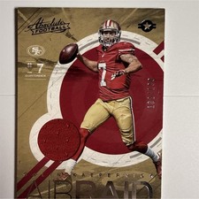 Colin Kaepernick 2016 Panini Absolute Air Raid Materials #20Game-Used 49ers /199
