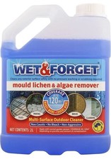 Wet & Forget Mould, Lichen & Algae Remover Outdoor Patio Cleaner,2L, Bleach Free