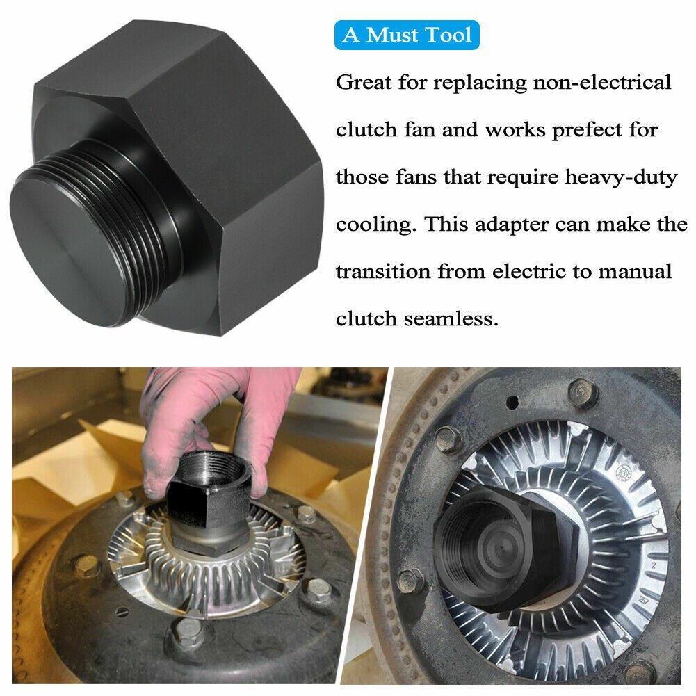 Fan Clutch Adapter for Ford 6.0L to 7.3L Powerstroke Diesel Mechanical 2003-07 thumbnail 10