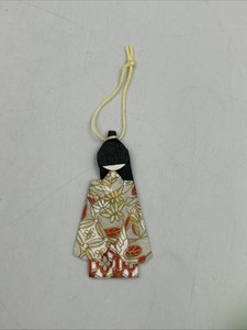 2.5” Origami Japanese Doll Kimono, Bookmark, Washi, from Japan
