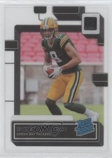 2022 Panini Clearly Donruss Rated Rookie Christian Watson #69 0j7s