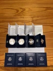 U.S. Mint American Eagle Proof Silver 1 oz Coins 2002/2004/2005 w/ Box COA