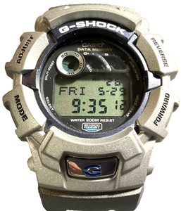 CASIO G-SHOCK G-2110V [2276] MEN DATA MEMORY 46mm WATCH GRAY NYLON NEW BATTERY