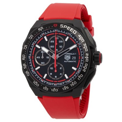 Tag Heuer Formula 1 Chronograph Automatic Black Dial Men's Watch CBZ2085.FT8093