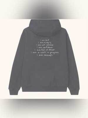 Selina Gomez  I AM ENOUGH HOODIE SPOTIFY WRAPPED EXCLUSIVE sweatshirt grey soft