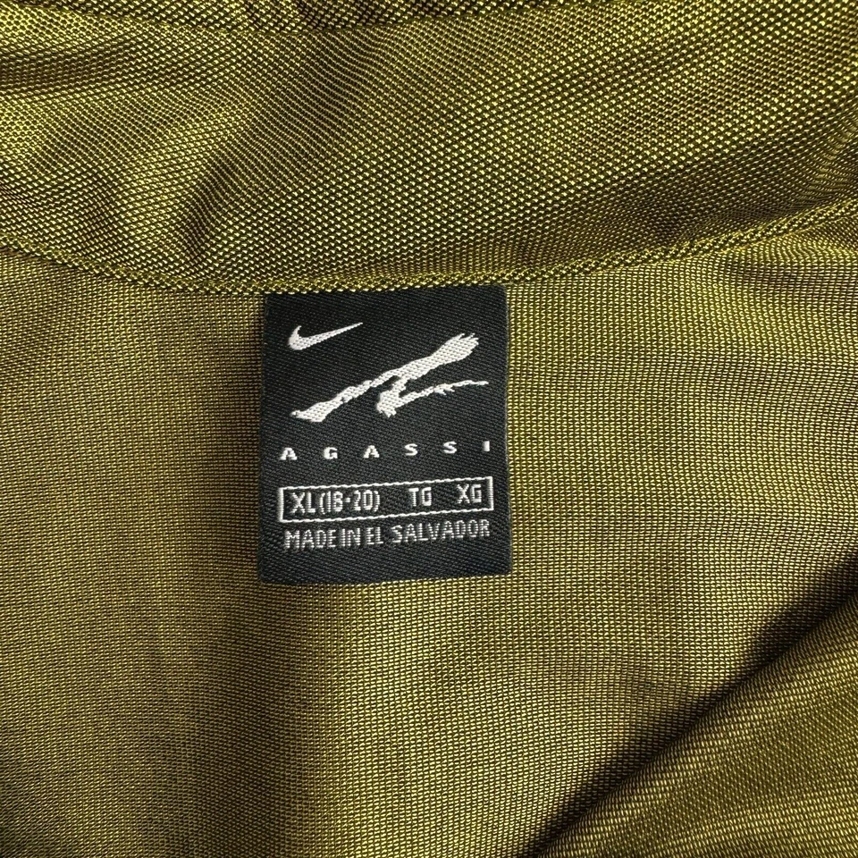 Camisa Tenis Años 90 Nike Andre Agassi Talla Niños XL (18-20) Foto 3 de 4